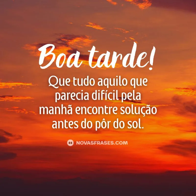 mensagens de boa tarde para whatsapp