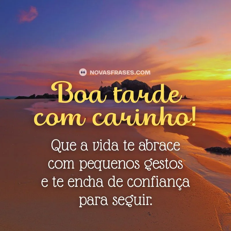 msg boa tarde com carinho