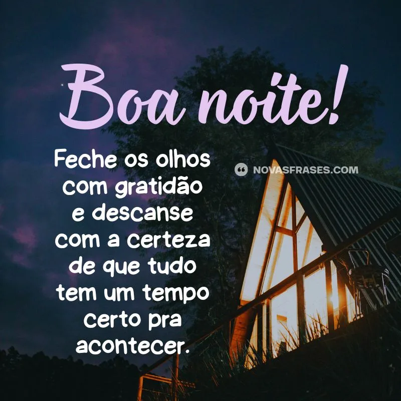 msg de boa noite diferente