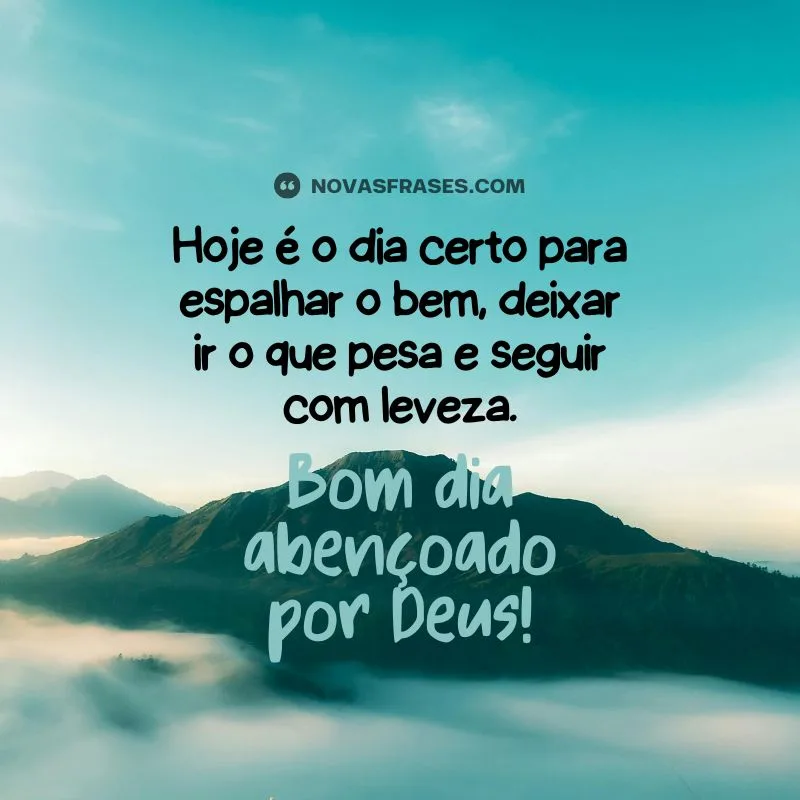 msg de bom dia abençoado por deus