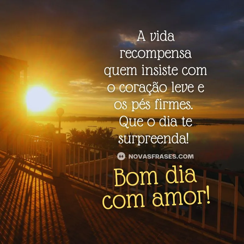 msg de bom dia com amor