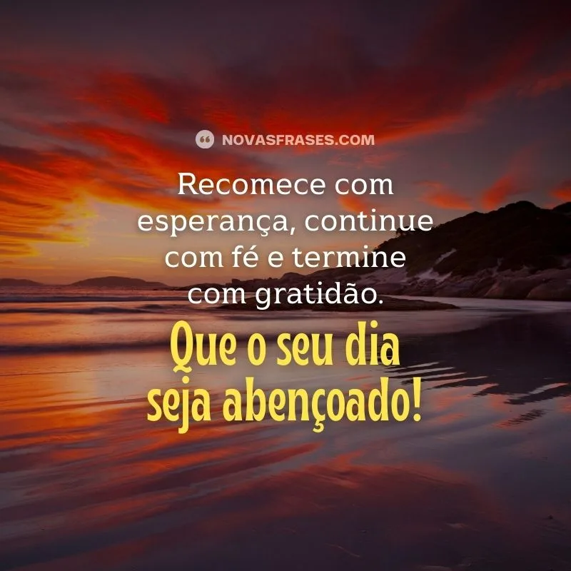msg do dia abençoado