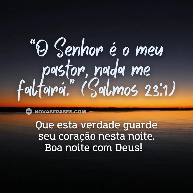 salmo boa noite evangélica