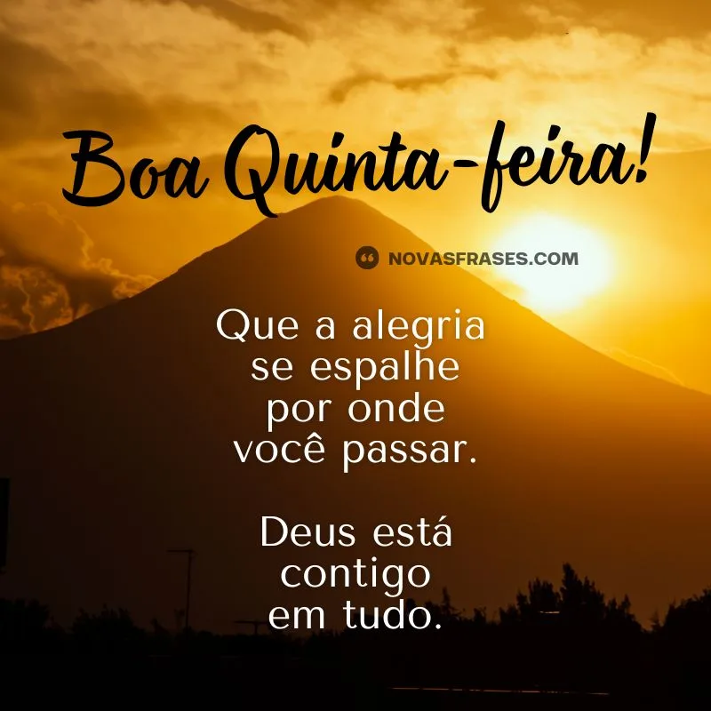 boa quinta-feira
