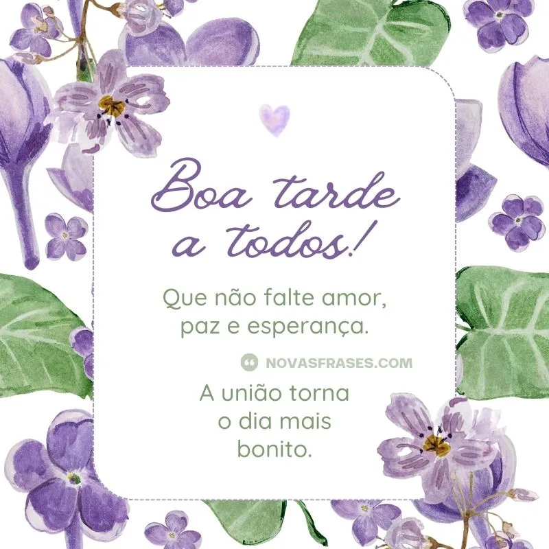 boa tarde a todos
