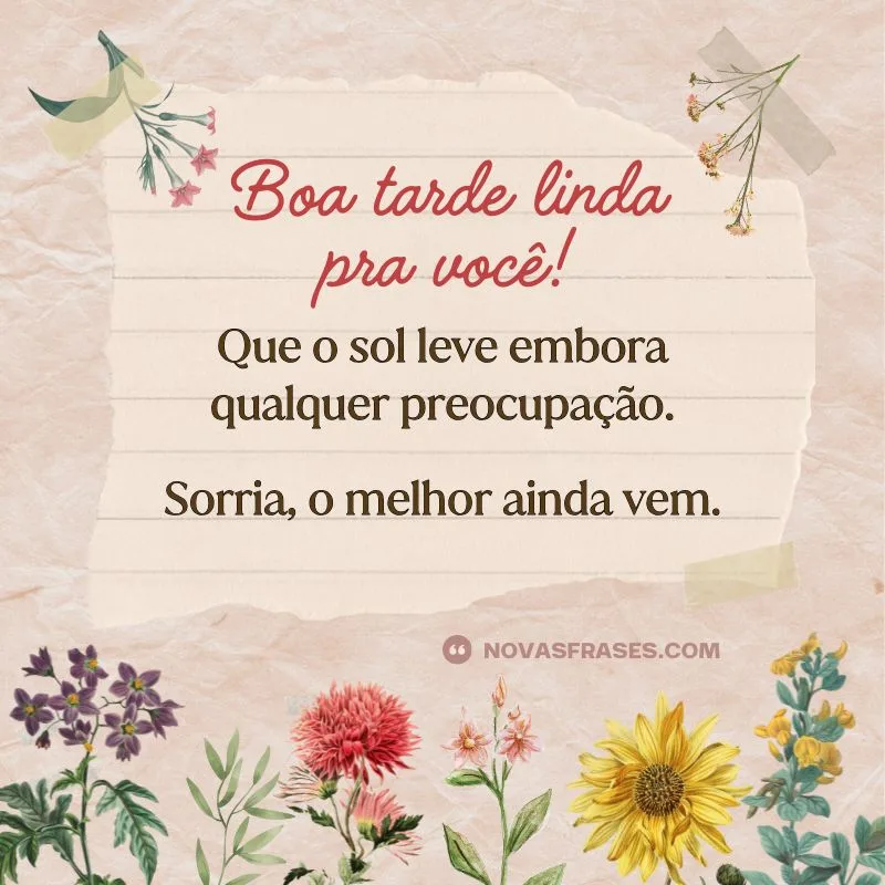 boa tarde linda