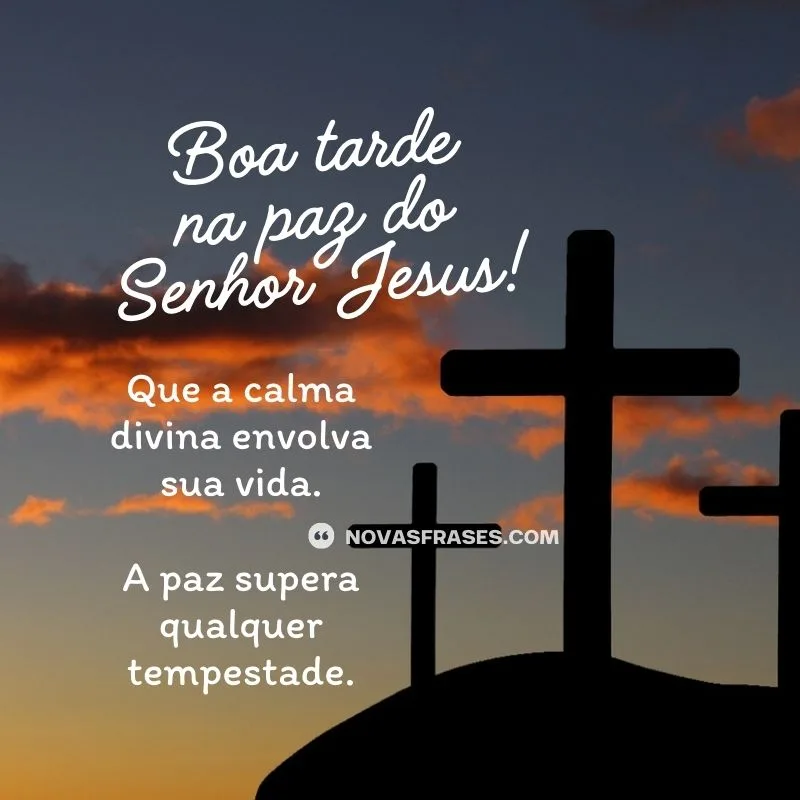 boa tarde na paz do senhor jesus
