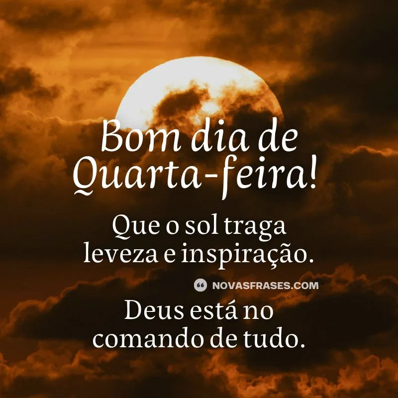 bom dia de quarta-feira