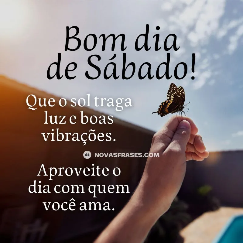 bom dia de sábado