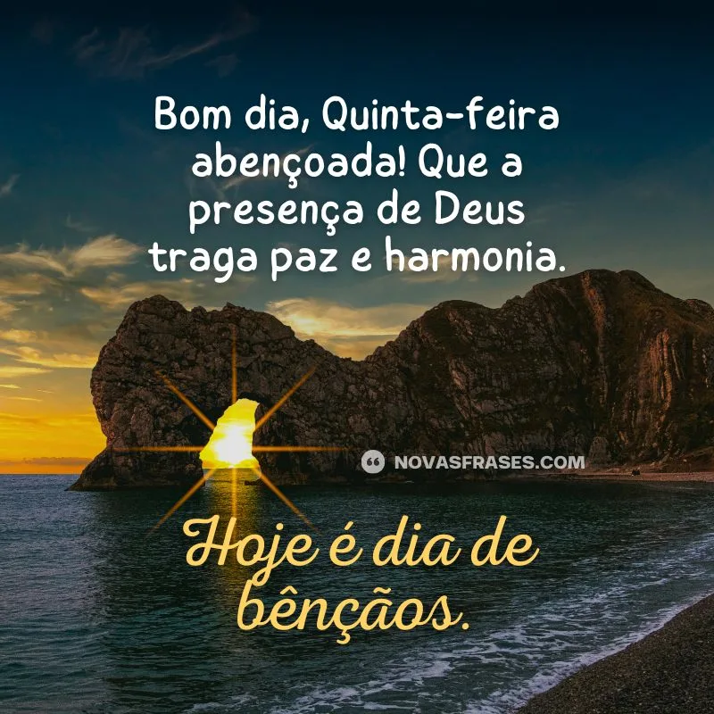 bom dia quinta-feira abençoada