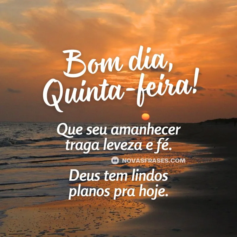 bom dia quinta-feira