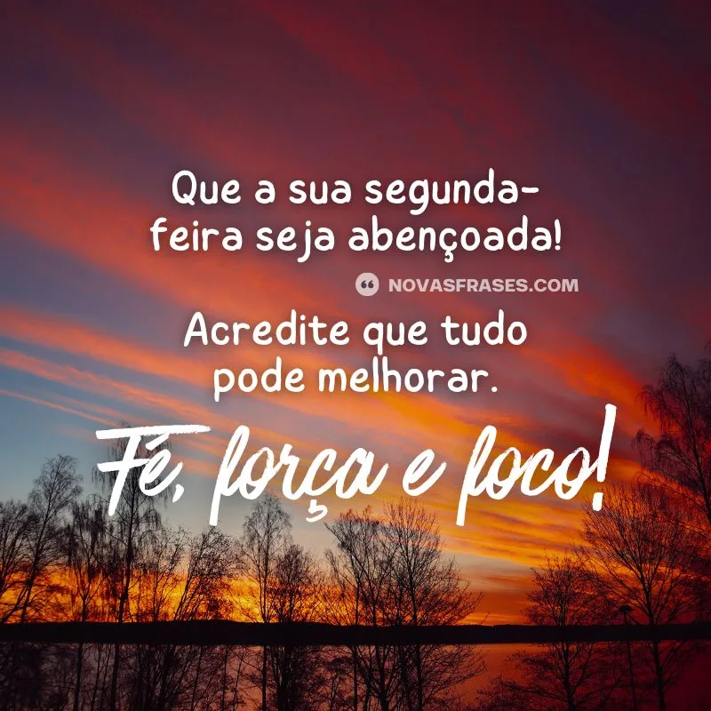 bom dia segunda-feira abençoada