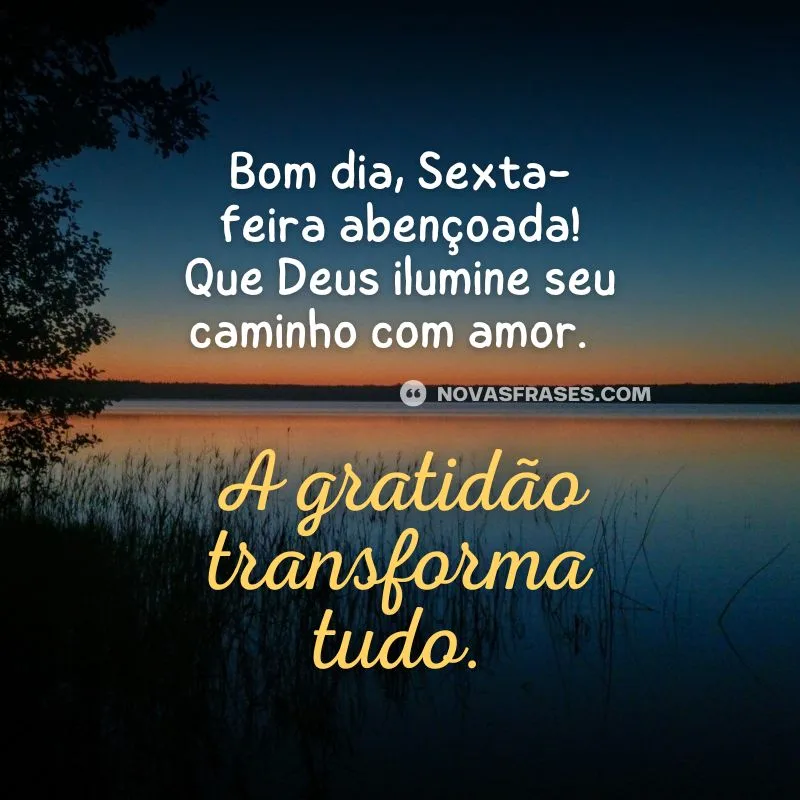 bom dia sexta-feira abençoada