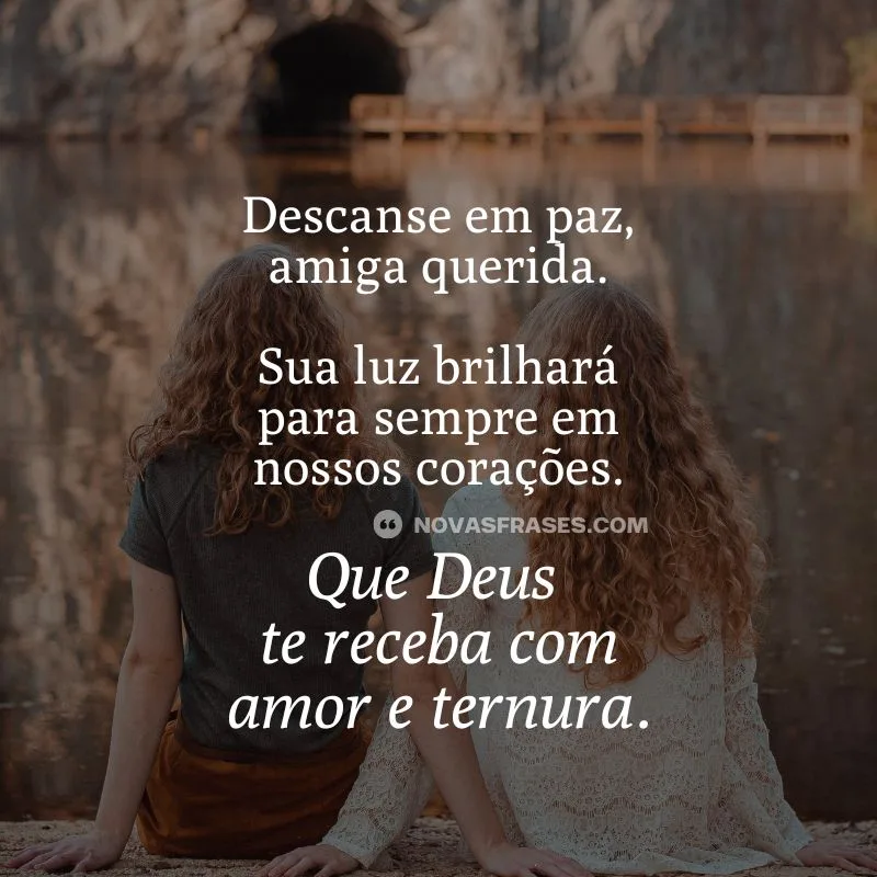 descanse em paz amiga