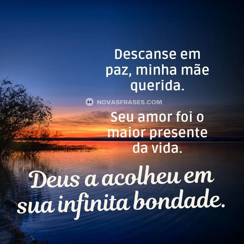 descanse em paz mãe