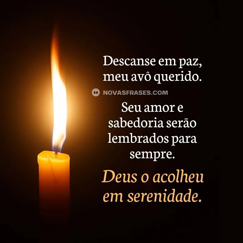 descanse em paz meu avô