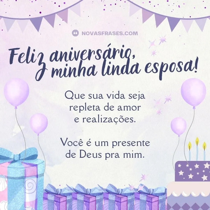 feliz aniversário esposa