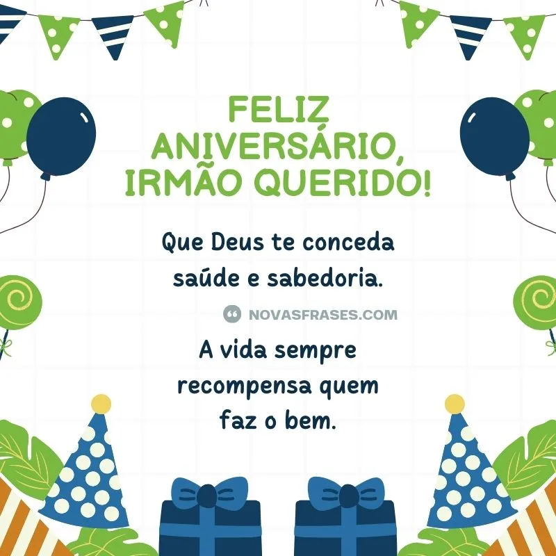feliz aniversário irmão