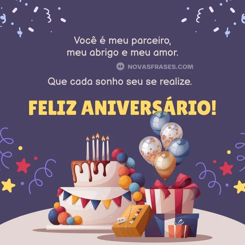 feliz aniversário marido