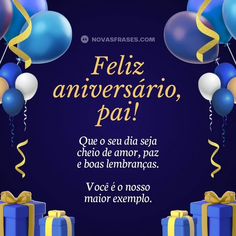 feliz aniversário pai