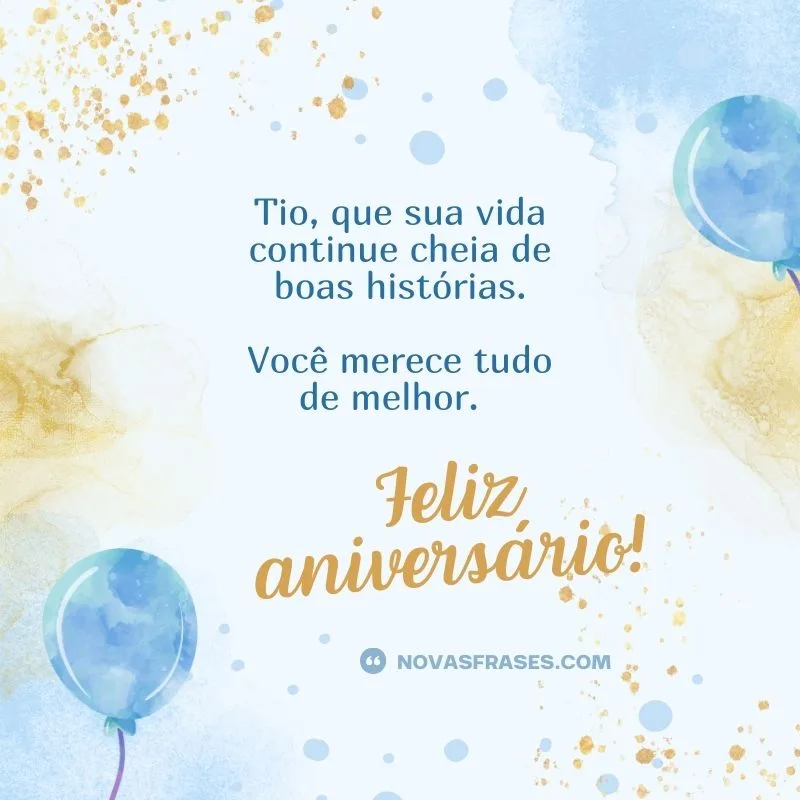 feliz aniversário para tio