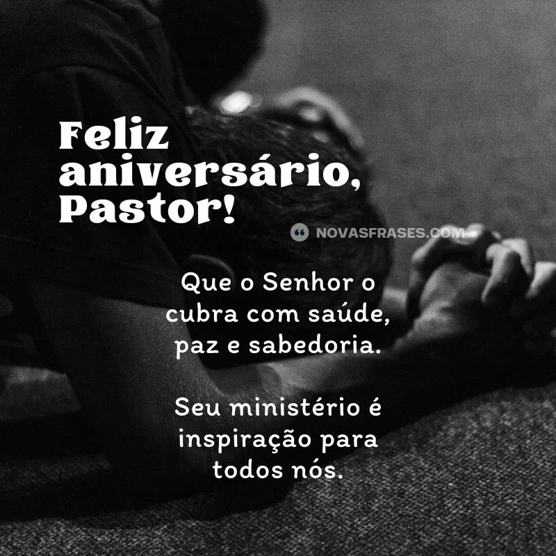 feliz aniversário pastor