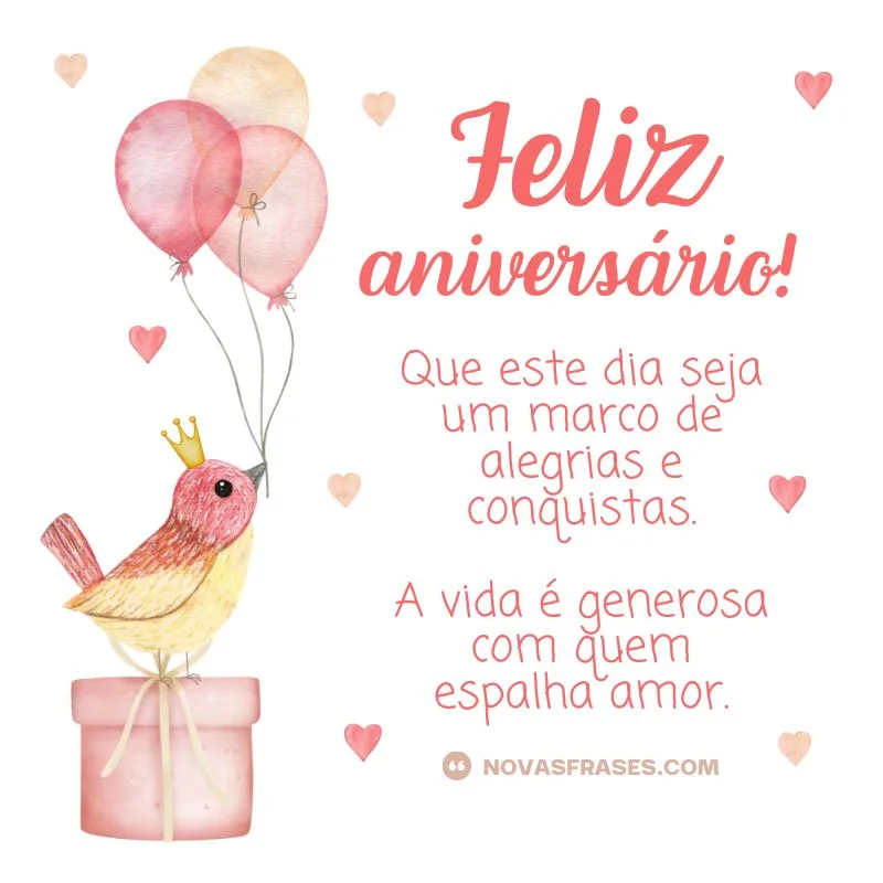 feliz aniversário