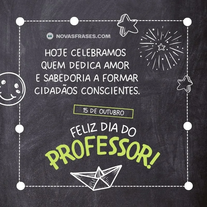 feliz dia do professor