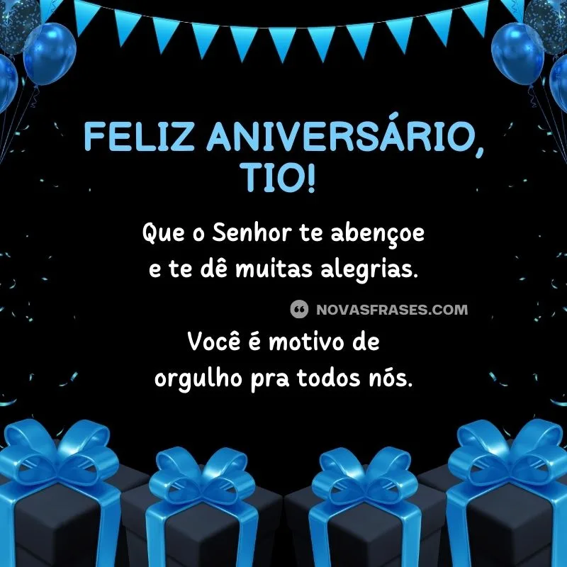 frase de aniversário para tio