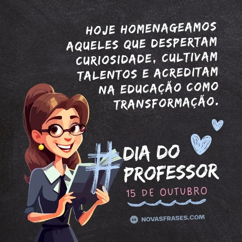 frase dia do professor