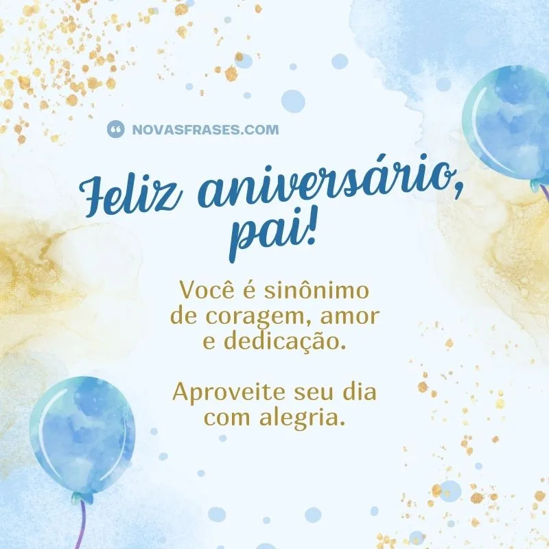 frases de aniversário para pai