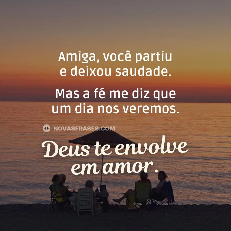 frases de luto amiga