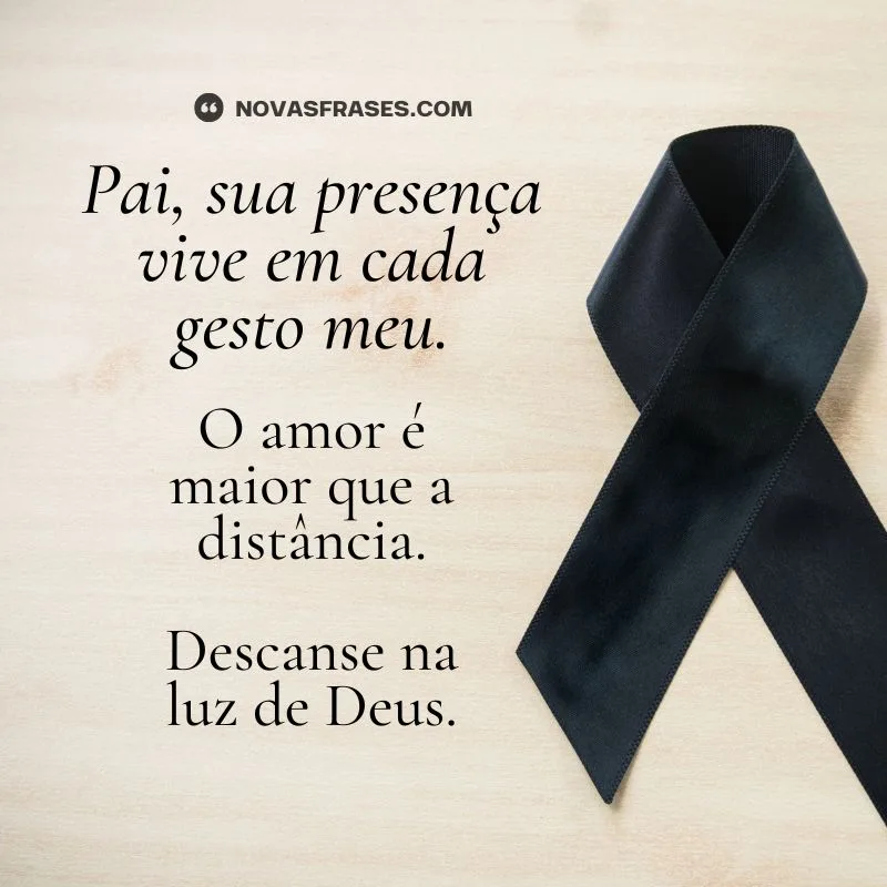 frases de luto pai