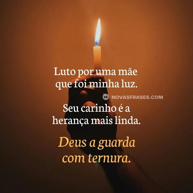 luto mãe frases