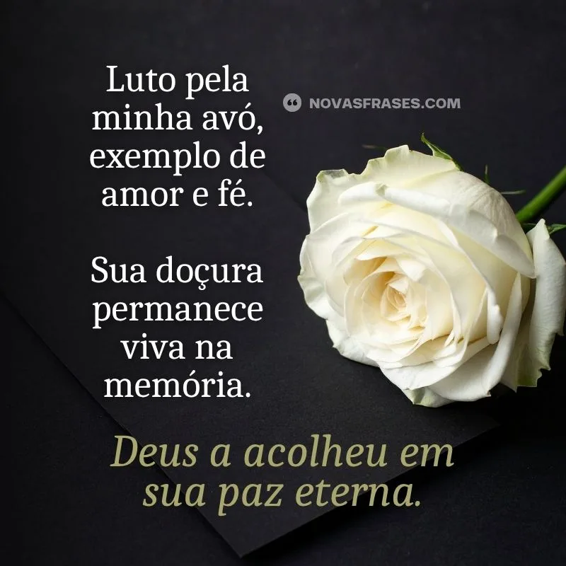 luto pela minha avó