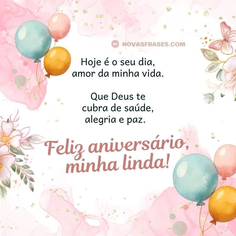 mensagem de aniversário para esposa