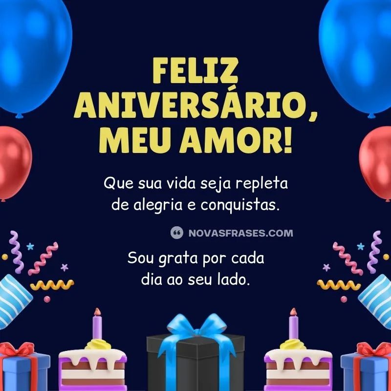 mensagem de aniversário para marido