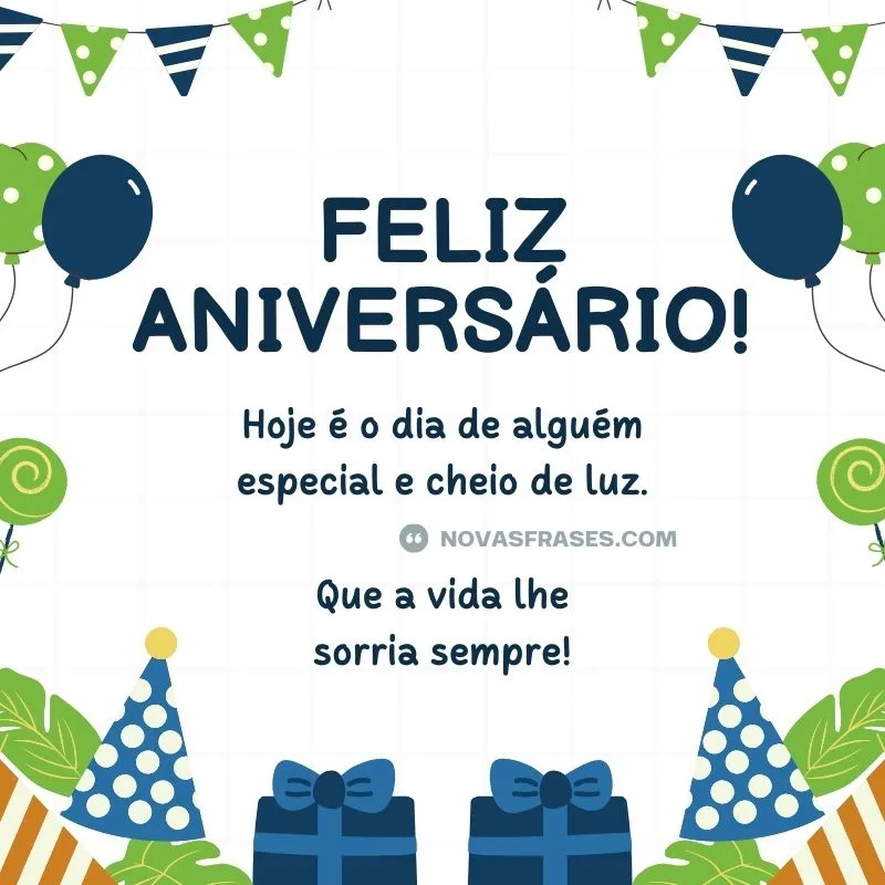 mensagem de aniversário para uma pessoa especial