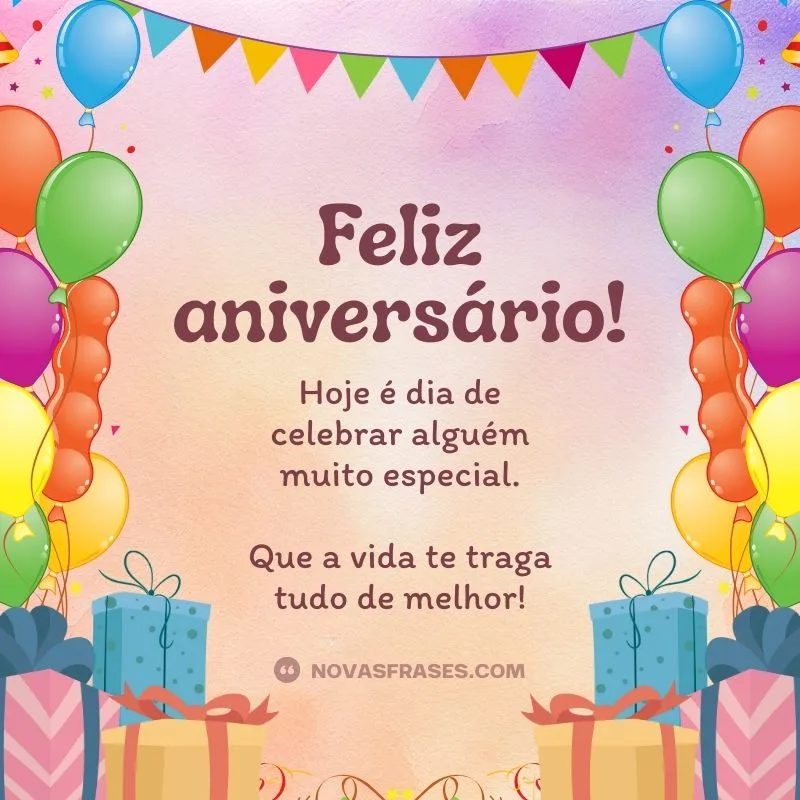 mensagem de aniversário para uma pessoa especial