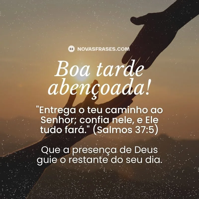 mensagem de boa tarde evangélica