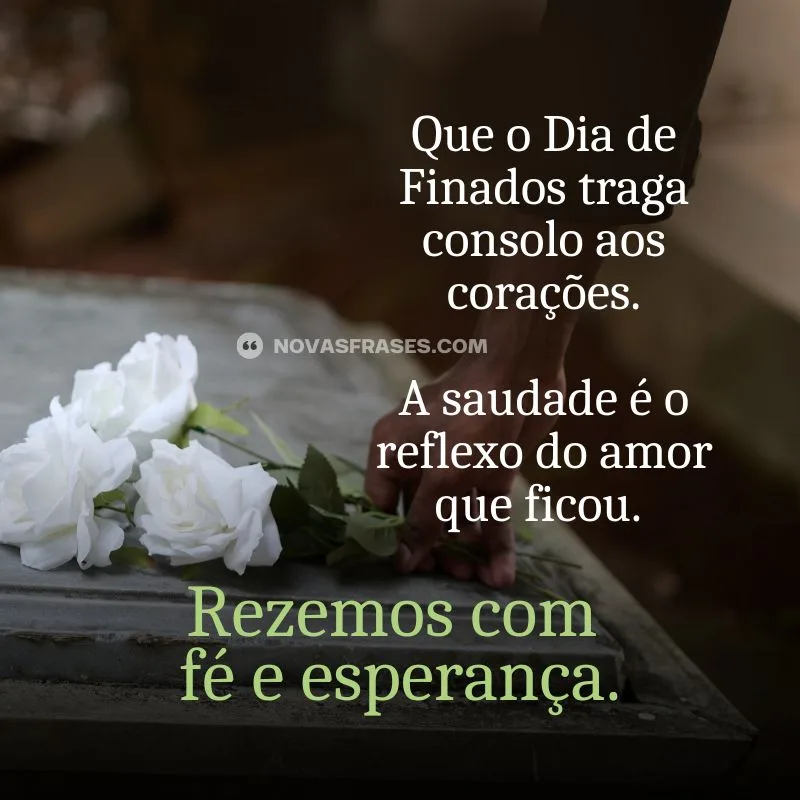 mensagem de dia de finados