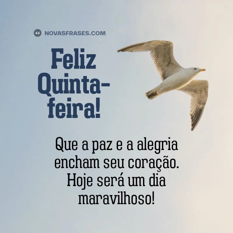 mensagem de feliz quinta-feira