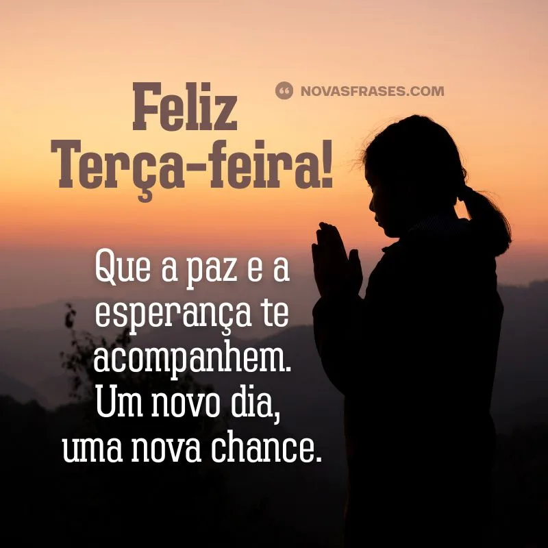 mensagem de feliz terça-feira