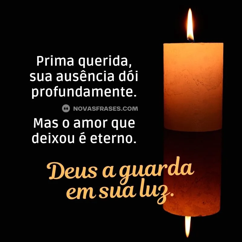mensagem de luto prima