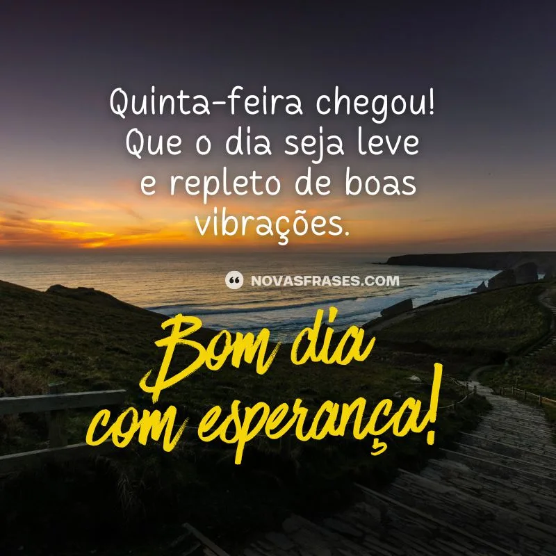 mensagem de quinta-feira