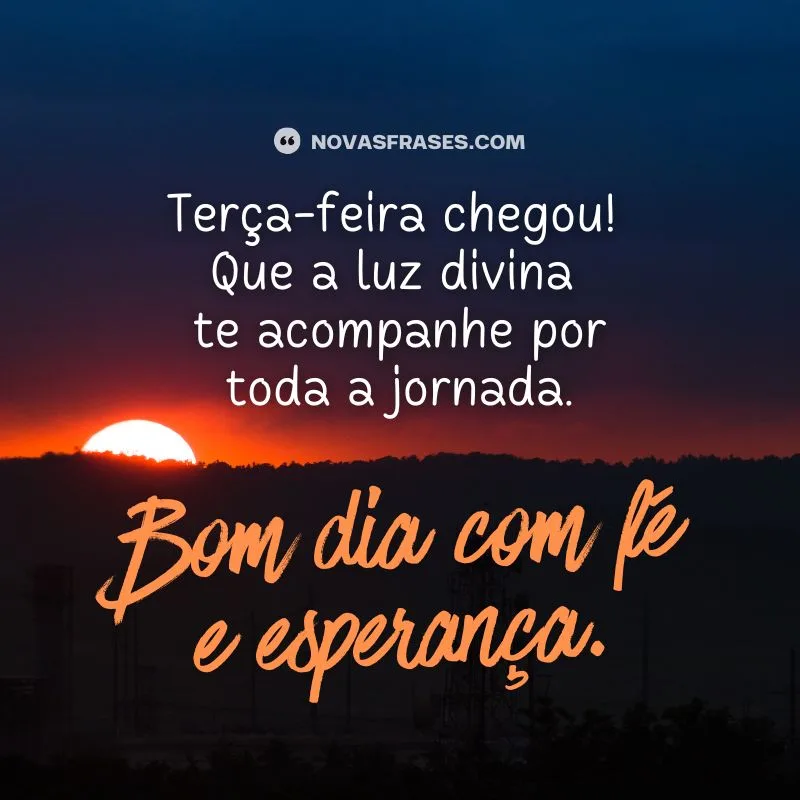 mensagem de terça-feira
