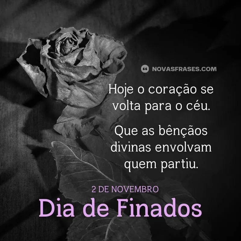 mensagem dia de finados