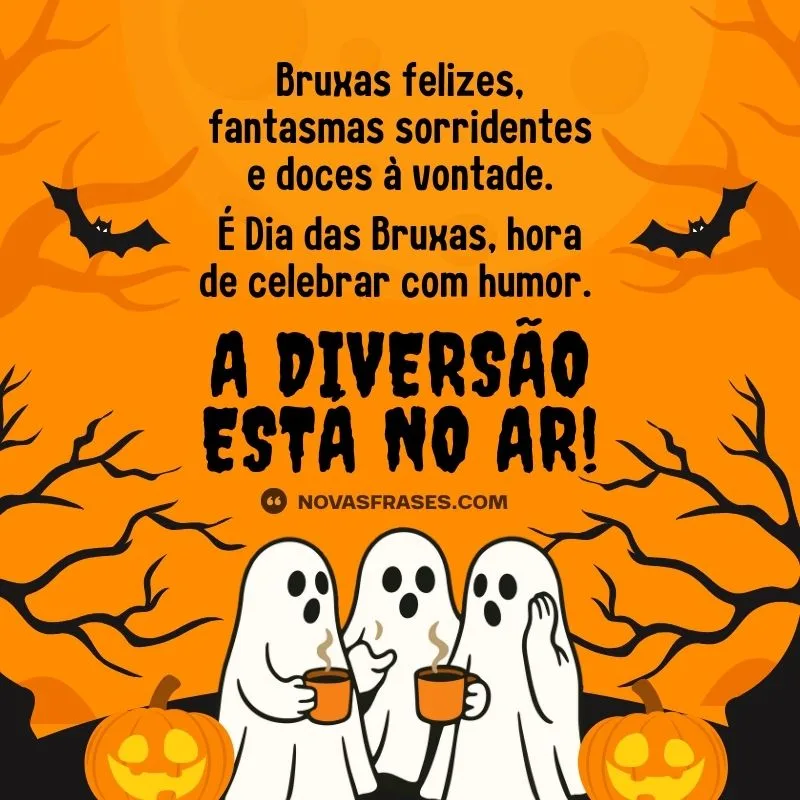mensagem do dia das bruxas
