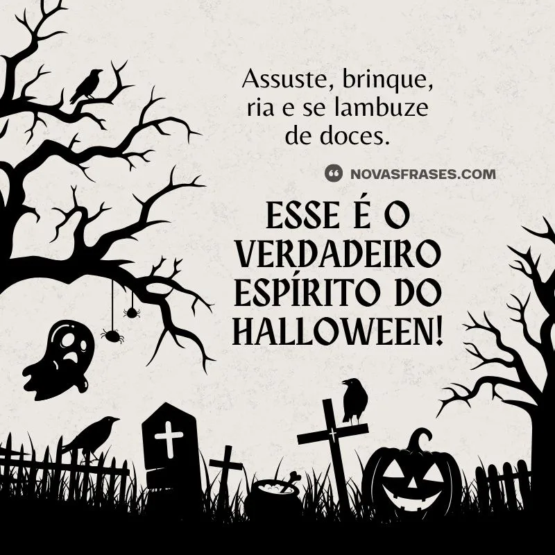 mensagem halloween
