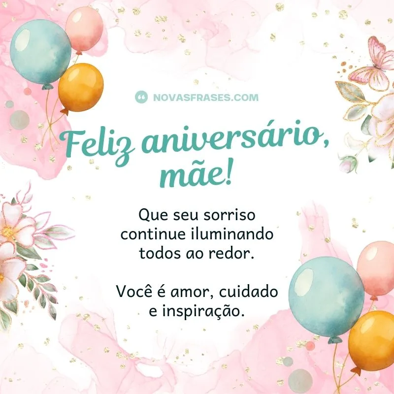 mensagens de aniversário para mãe